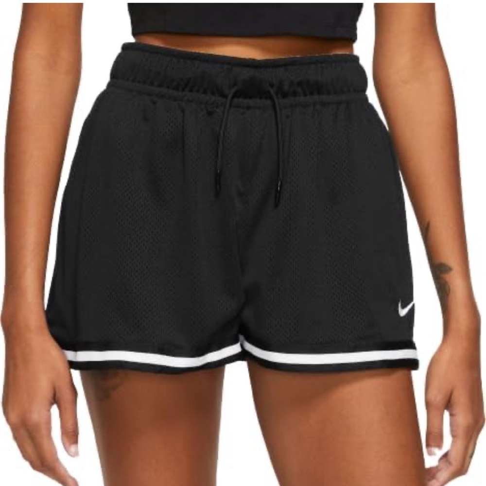 Nike Women's Sportswear Essentials Mesh Mid-Rise Shorts XL‎